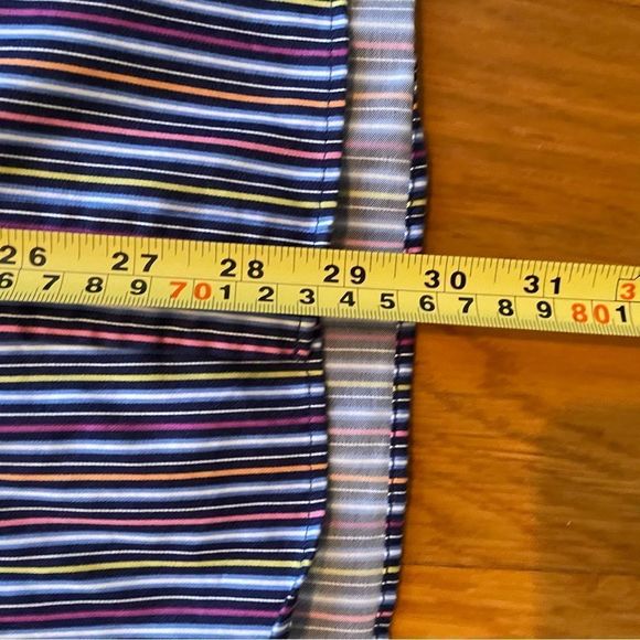 BUGATCHI UOMO CLASSIC FIT STRIPED BUTTON DOWN SHIRT Size Medium - Picture 8 of 9